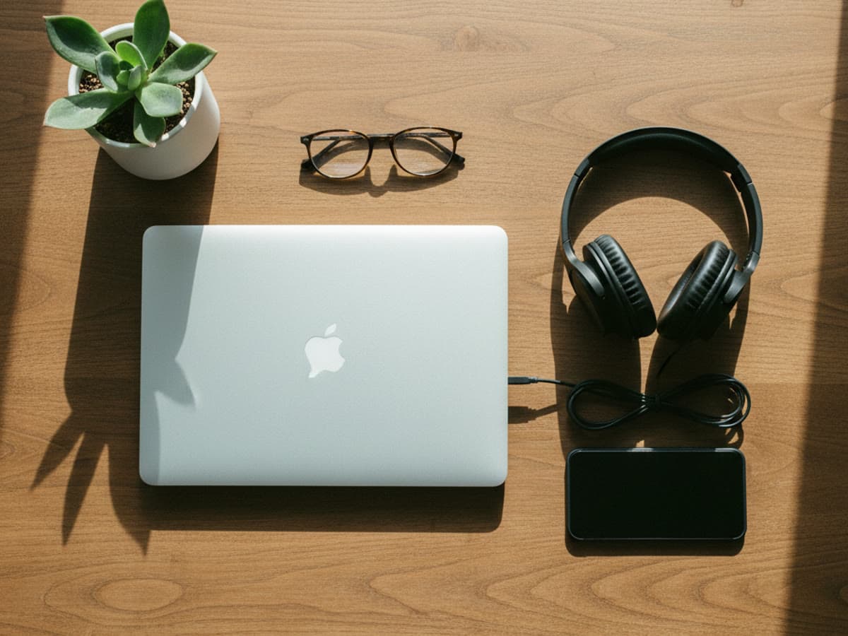 A qualitative researcher's workspace